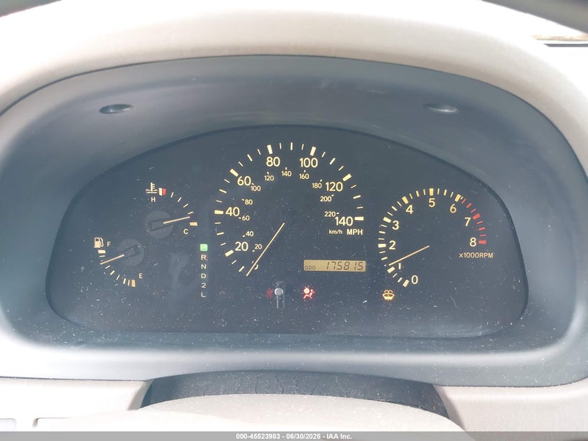 2001 Lexus Rx 300 VIN JTJHF10U110176872 IAAI salvage auction — NORMAL WEAR, Clear (Hawaii), sold $150 on 2026-07-28 (photo 7)