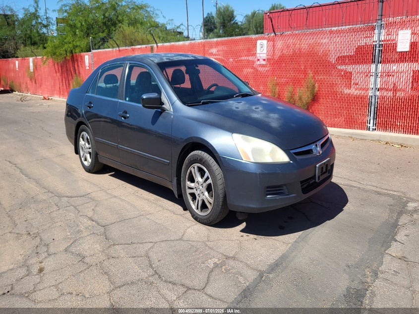 2007 Honda Accord VIN JHMCM56337C011369 IAAI salvage auction — NORMAL WEAR, Clear (Arizona), sold $325 on 2026-07-21 (photo 1)