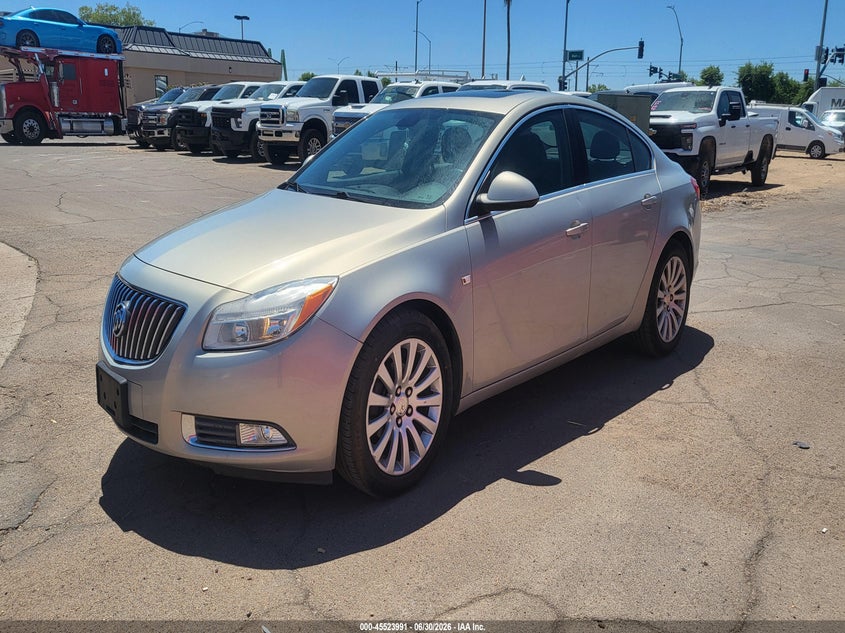 2011 Buick Regal VIN W04GU5GC1B1006476 IAAI salvage auction — NORMAL WEAR, Clear (Arizona), sold $1,675 on 2026-07-28 (photo 2)