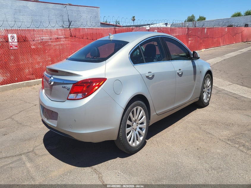 2011 Buick Regal VIN W04GU5GC1B1006476 IAAI salvage auction — NORMAL WEAR, Clear (Arizona), sold $1,675 on 2026-07-28 (photo 4)