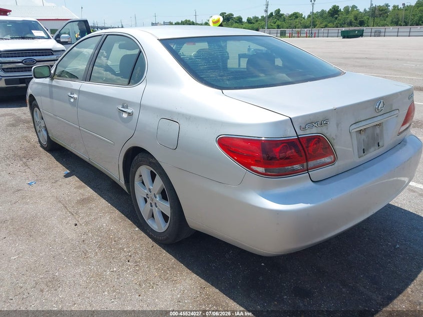 2006 Lexus Es 330 VIN JTHBA30G665145123 IAAI salvage auction — NORMAL WEAR, Clear (Louisiana), sold $475 on 2026-07-13 (photo 3)