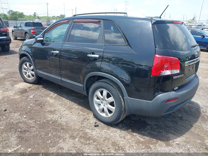 2011 Kia Sorento VIN 5XYKT3A12BG086482 IAAI salvage auction — NORMAL WEAR, Original (Ohio), sold $850 on 2026-07-16 (photo 3)
