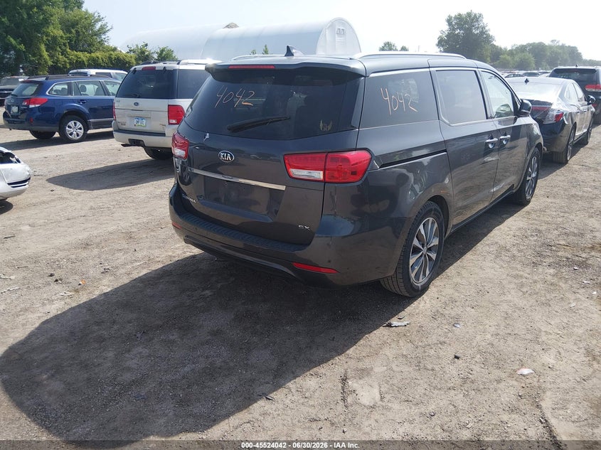 2016 Kia SEDONA VIN KNDMC5C1XG6171503 IAAI salvage auction — NORMAL WEAR, Regular Certificate (Iowa), sold $1,150 on 2026-07-20 (photo 4)