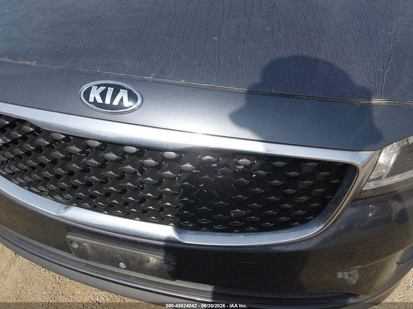 2016 Kia SEDONA VIN KNDMC5C1XG6171503 IAAI salvage auction — NORMAL WEAR, Regular Certificate (Iowa), sold $1,150 on 2026-07-20 (photo 6)