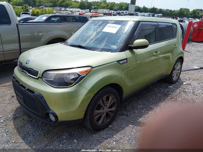2016 Kia Soul VIN KNDJP3A53G7829349 IAAI salvage auction — NORMAL WEAR, Clear (Tennessee), sold $1,150 on 2026-07-30 (photo 2)