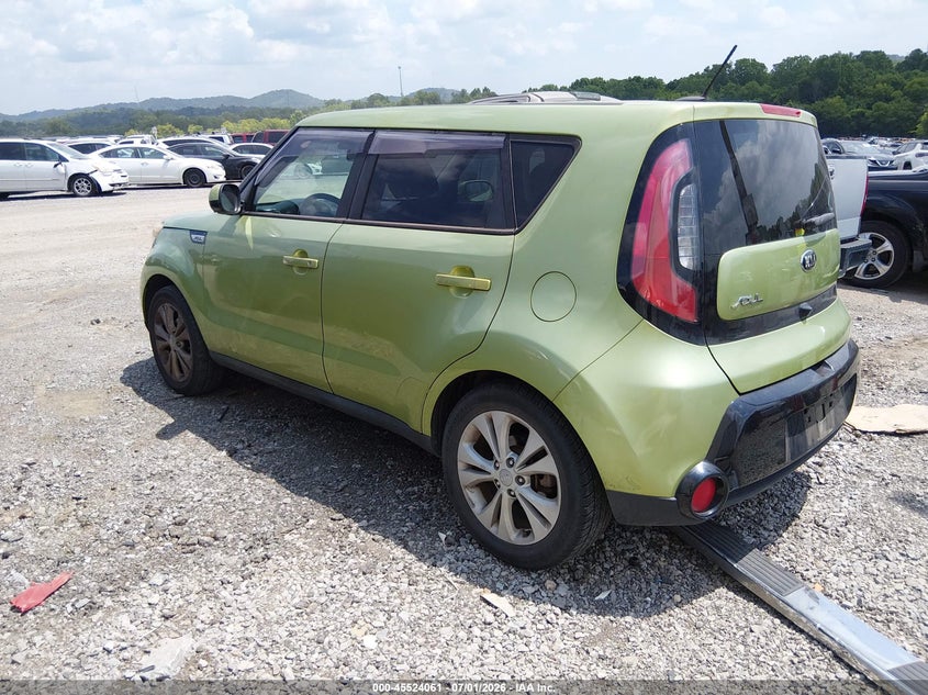 2016 Kia Soul VIN KNDJP3A53G7829349 IAAI salvage auction — NORMAL WEAR, Clear (Tennessee), sold $1,150 on 2026-07-30 (photo 3)