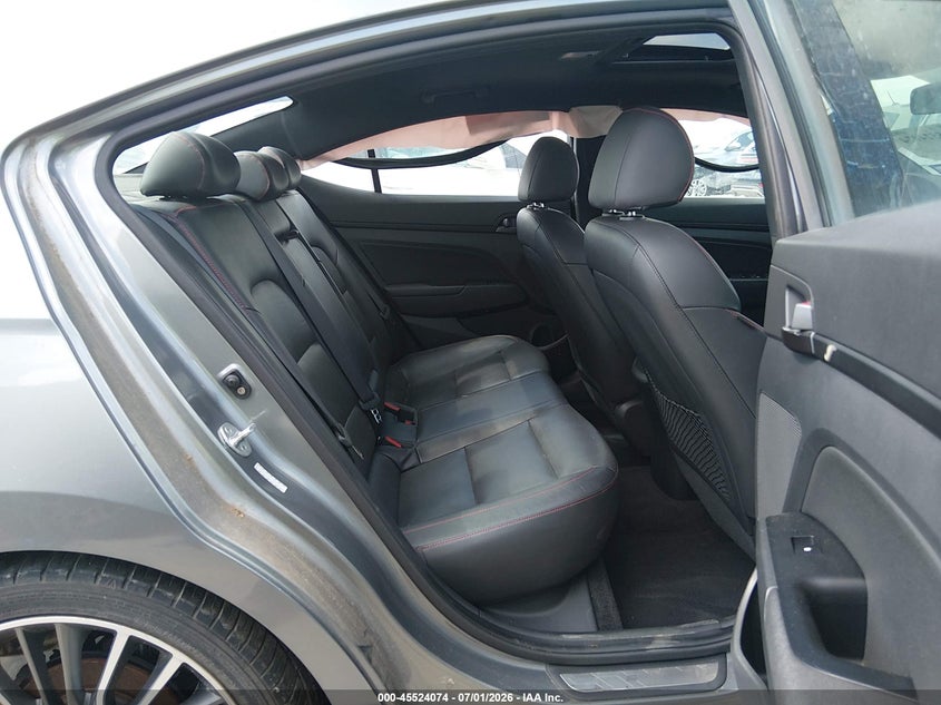 2018 Hyundai Elantra VIN KMHD04LB6JU705283 IAAI salvage auction — NORMAL WEAR, Clear (Texas), sold $2,200 on 2026-07-16 (photo 8)