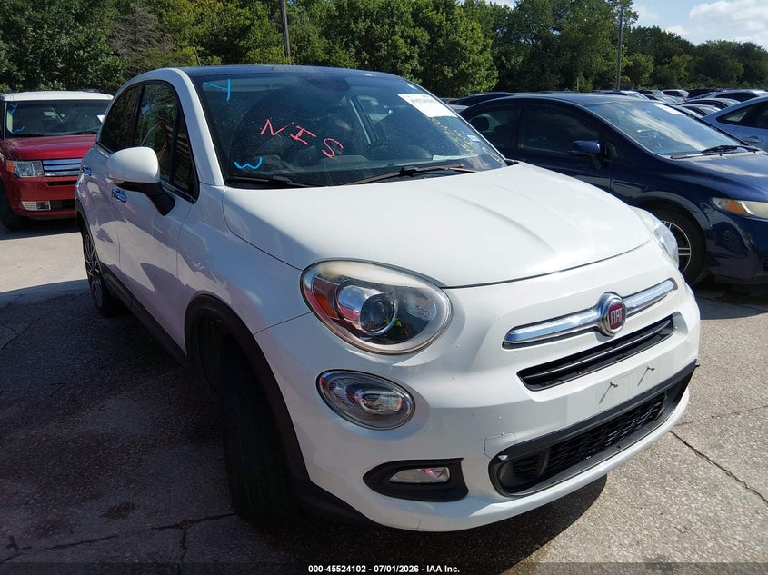 2017 Fiat 500x VIN ZFBCFXDB4HP615415 IAAI salvage auction — NORMAL WEAR, Original (Texas), sold $1,250 on 2026-07-20 (photo 1)