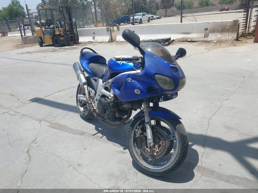 2002 Suzuki Sv650 VIN JS1VP52A822101065 IAAI salvage auction — NORMAL WEAR, Clear - Dealer Only (California), sold $350 on 2026-07-14 (photo 1)