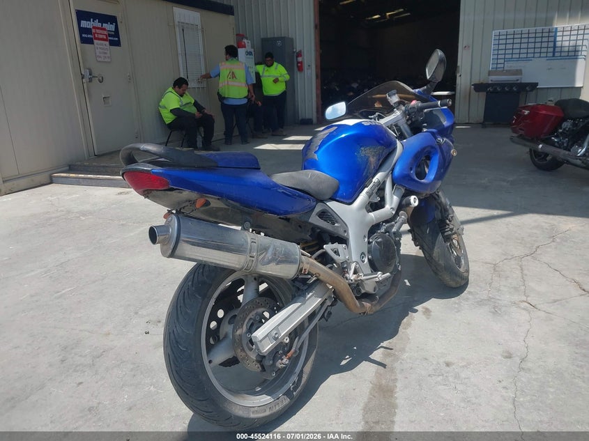 2002 Suzuki Sv650 VIN JS1VP52A822101065 IAAI salvage auction — NORMAL WEAR, Clear - Dealer Only (California), sold $350 on 2026-07-14 (photo 4)