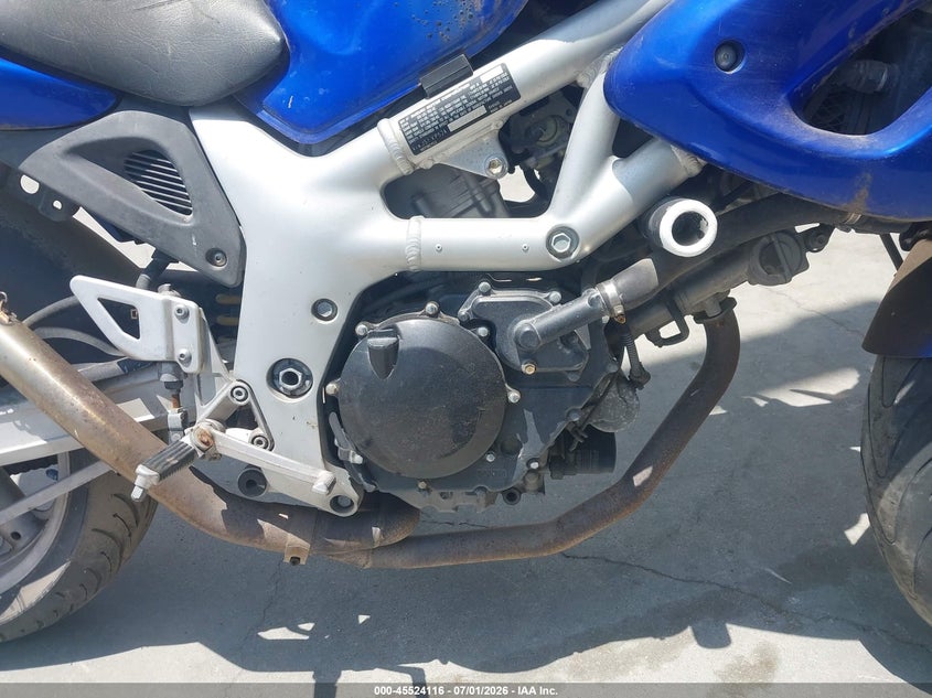 2002 Suzuki Sv650 VIN JS1VP52A822101065 IAAI salvage auction — NORMAL WEAR, Clear - Dealer Only (California), sold $350 on 2026-07-14 (photo 8)
