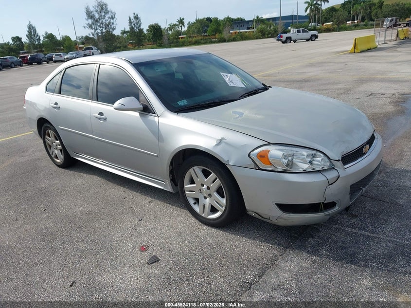 2016 Chevrolet Impala limited VIN 2G1WB5E30G1132784 IAAI salvage auction — NORMAL WEAR, Salvage (Florida), sold $975 on 2026-08-01 (photo 1)