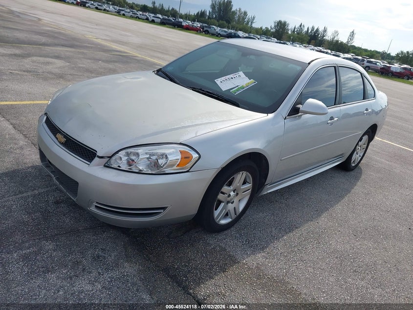 2016 Chevrolet Impala limited VIN 2G1WB5E30G1132784 IAAI salvage auction — NORMAL WEAR, Salvage (Florida), sold $975 on 2026-08-01 (photo 2)