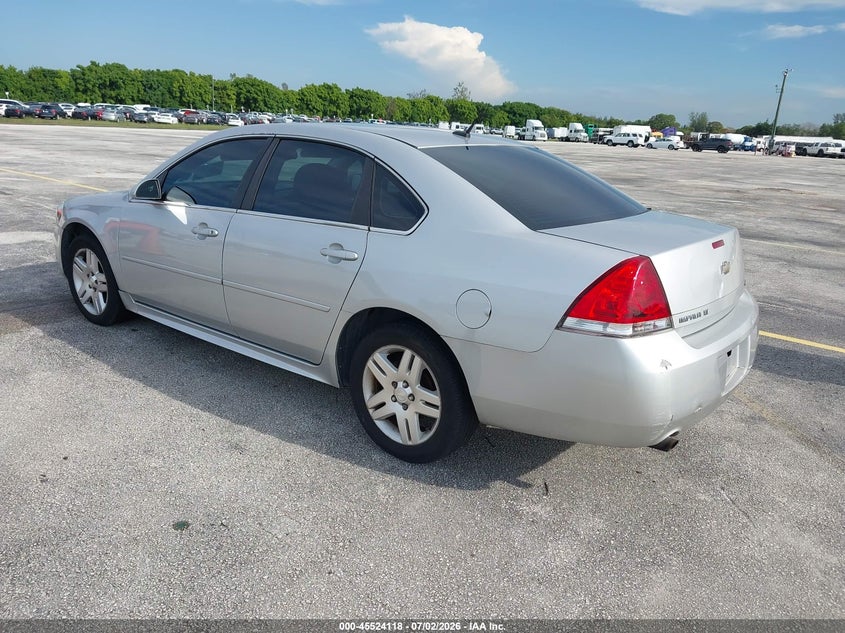 2016 Chevrolet Impala limited VIN 2G1WB5E30G1132784 IAAI salvage auction — NORMAL WEAR, Salvage (Florida), sold $975 on 2026-08-01 (photo 3)