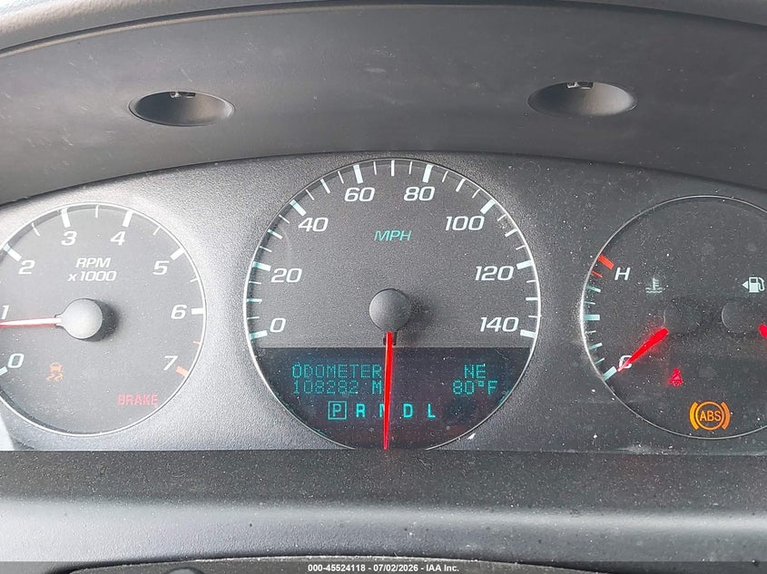 2016 Chevrolet Impala limited VIN 2G1WB5E30G1132784 IAAI salvage auction — NORMAL WEAR, Salvage (Florida), sold $975 on 2026-08-01 (photo 7)