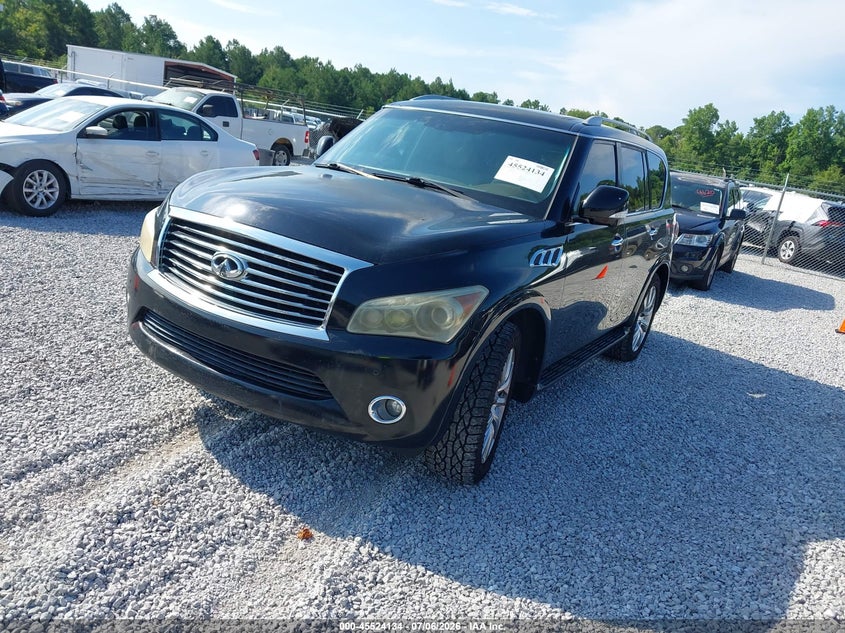 2011 Infiniti Qx56 VIN JN8AZ2NF0B9502576 IAAI salvage auction — NORMAL WEAR, Clear (Georgia), sold $650 on 2026-07-16 (photo 2)