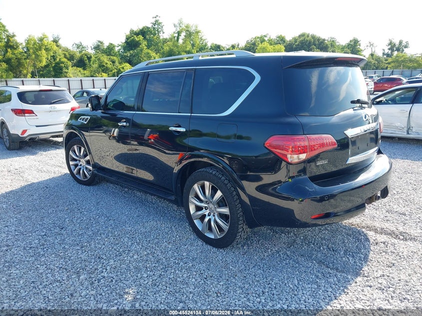 2011 Infiniti Qx56 VIN JN8AZ2NF0B9502576 IAAI salvage auction — NORMAL WEAR, Clear (Georgia), sold $650 on 2026-07-16 (photo 3)