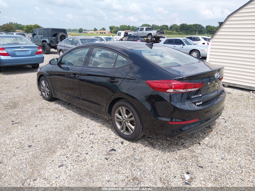 2018 Hyundai Elantra VIN 5NPD84LF3JH342080 IAAI salvage auction — NORMAL WEAR, Clear (Illinois), sold $900 on 2026-07-28 (photo 3)