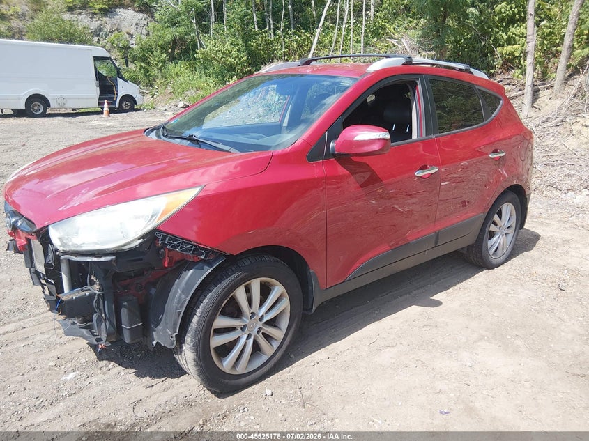 2012 Hyundai Tucson VIN KM8JUCAC3CU539451 IAAI salvage auction — NORMAL WEAR, Clear (Rhode Island), sold $1,000 on 2026-07-14 (photo 2)