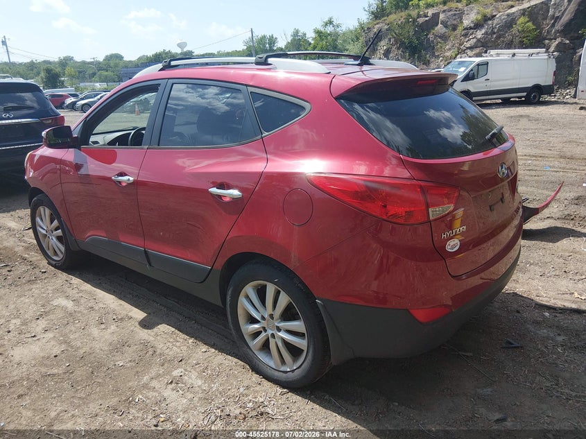 2012 Hyundai Tucson VIN KM8JUCAC3CU539451 IAAI salvage auction — NORMAL WEAR, Clear (Rhode Island), sold $1,000 on 2026-07-14 (photo 3)