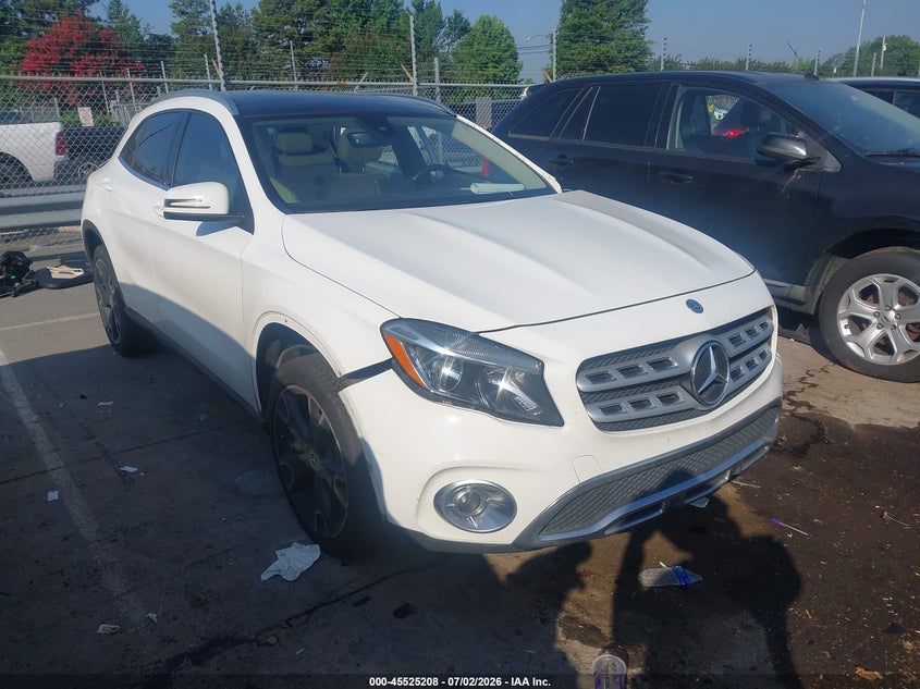 2019 Mercedes-benz Gla-klasse VIN WDCTG4EB2KU018256 IAAI salvage auction — LEFT SIDE, Salvage (North Carolina), sold $3,950 on 2026-07-27 (photo 1)