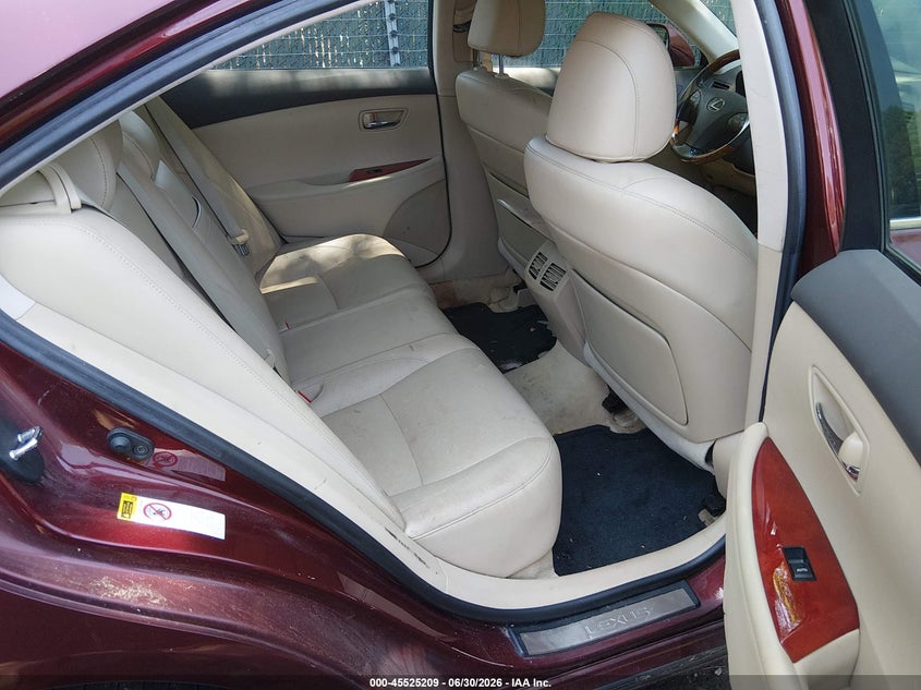 2007 Lexus Es 350 VIN JTHBJ46G272064118 IAAI salvage auction — NORMAL WEAR, Clear (Virginia), sold $850 on 2026-07-16 (photo 8)