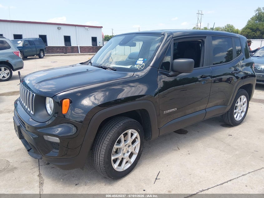 2023 Jeep Renegade VIN ZACNJDB12PPP70539 IAAI salvage auction — NORMAL WEAR, Enterprise Vehicles Clear Only (Texas), sold $10,850 on 2026-07-21 (photo 2)