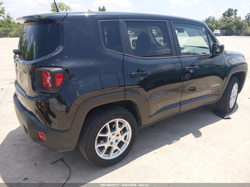 2023 Jeep Renegade VIN ZACNJDB12PPP70539 IAAI salvage auction — NORMAL WEAR, Enterprise Vehicles Clear Only (Texas), sold $10,850 on 2026-07-21 (photo 4)