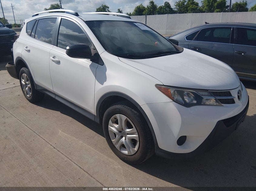 2013 Toyota Rav 4 VIN JTMZFREV0DD014073 IAAI salvage auction — LEFT SIDE, Original (Texas), sold $3,300 on 2026-07-31 (photo 1)