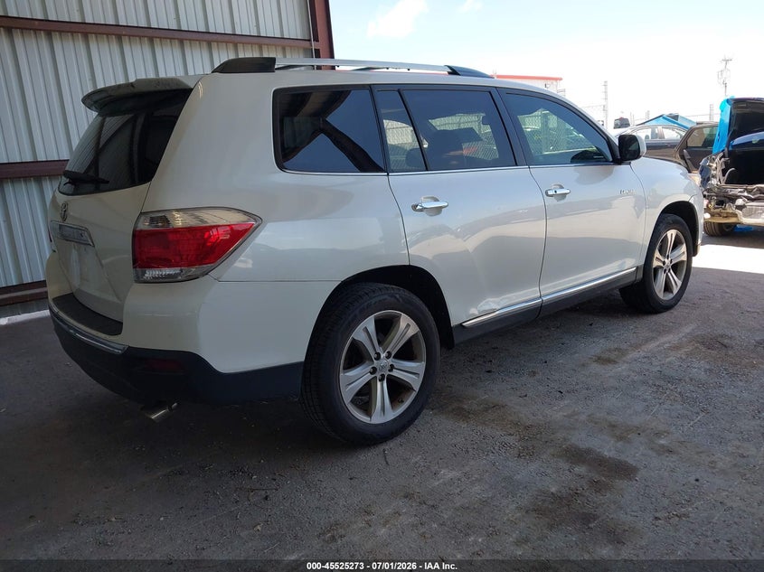 2012 Toyota Highlander VIN 5TDYK3EH8CS068755 IAAI salvage auction — LEFT FRONT, Salvage (Missouri), sold $3,850 on 2026-08-02 (photo 4)