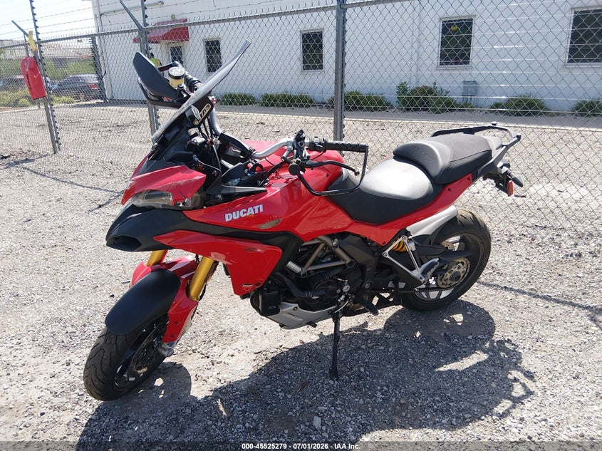 2010 Ducati Multistrada VIN ZDM12BLW2AB003129 IAAI salvage auction — FRONT END, Salvage (Illinois), sold $700 on 2026-08-20 (photo 2)