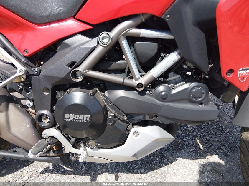 2010 Ducati Multistrada VIN ZDM12BLW2AB003129 IAAI salvage auction — FRONT END, Salvage (Illinois), sold $700 on 2026-08-20 (photo 8)