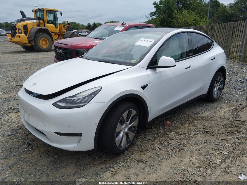 2022 Tesla Model y VIN 7SAYGAEE7NF382564 IAAI salvage auction — UNKNOWN, Salvage (Virginia), sold $8,700 on 2026-07-22 (photo 2)