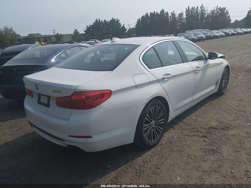 2019 BMW 5er VIN WBAJE7C59KWW30781 IAAI salvage auction — FRONT END, Salvage Title, sold $13,300 on 2026-07-28 (photo 4)