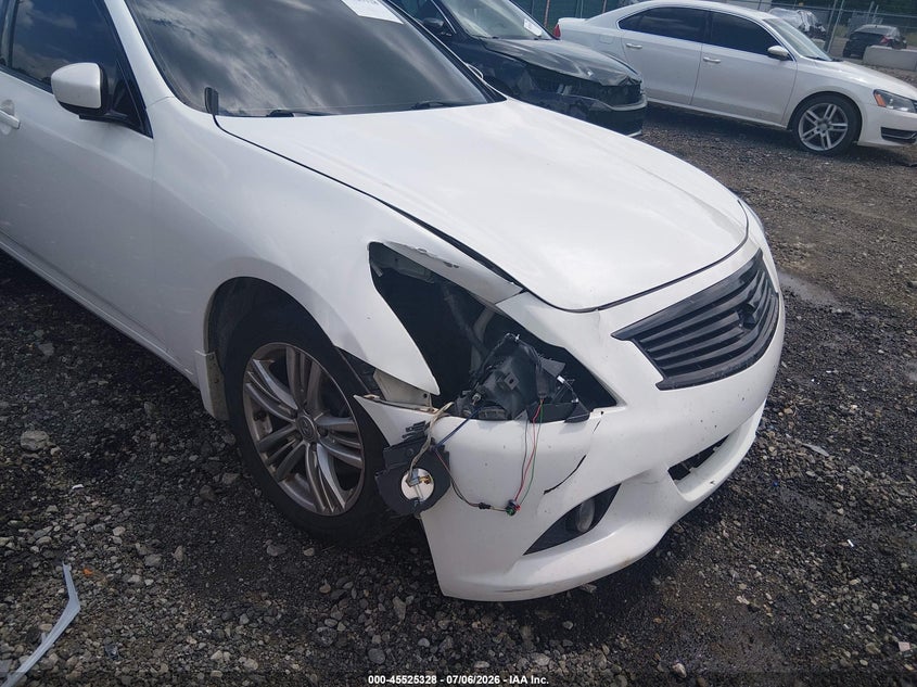2013 Infiniti G VIN JN1CV6AR3DM768779 IAAI salvage auction — RIGHT FRONT, Salvage (Ohio), sold $25 on 2026-07-22 (photo 6)
