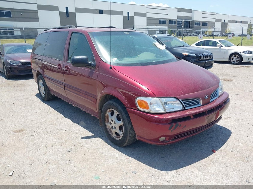 2003 Oldsmobile Silhouette VIN 1GHDX03E03D264962 IAAI salvage auction — NORMAL WEAR, Original (Texas), sold $275 on 2026-07-28 (photo 1)