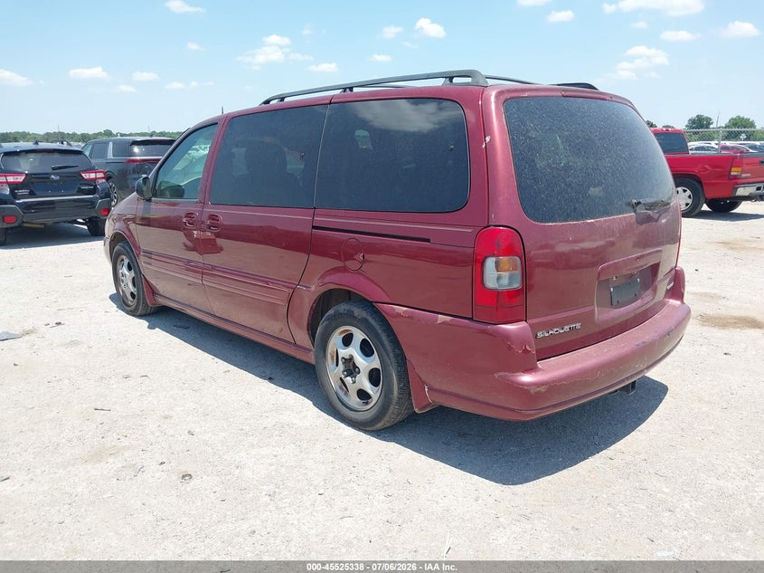 2003 Oldsmobile Silhouette VIN 1GHDX03E03D264962 IAAI salvage auction — NORMAL WEAR, Original (Texas), sold $275 on 2026-07-28 (photo 3)