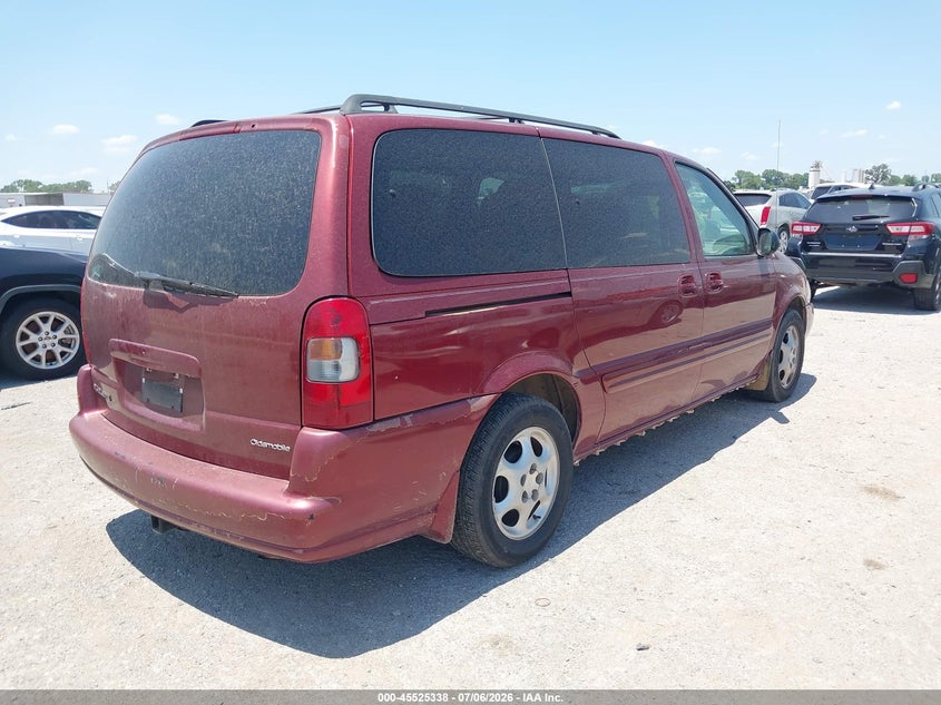 2003 Oldsmobile Silhouette VIN 1GHDX03E03D264962 IAAI salvage auction — NORMAL WEAR, Original (Texas), sold $275 on 2026-07-28 (photo 4)