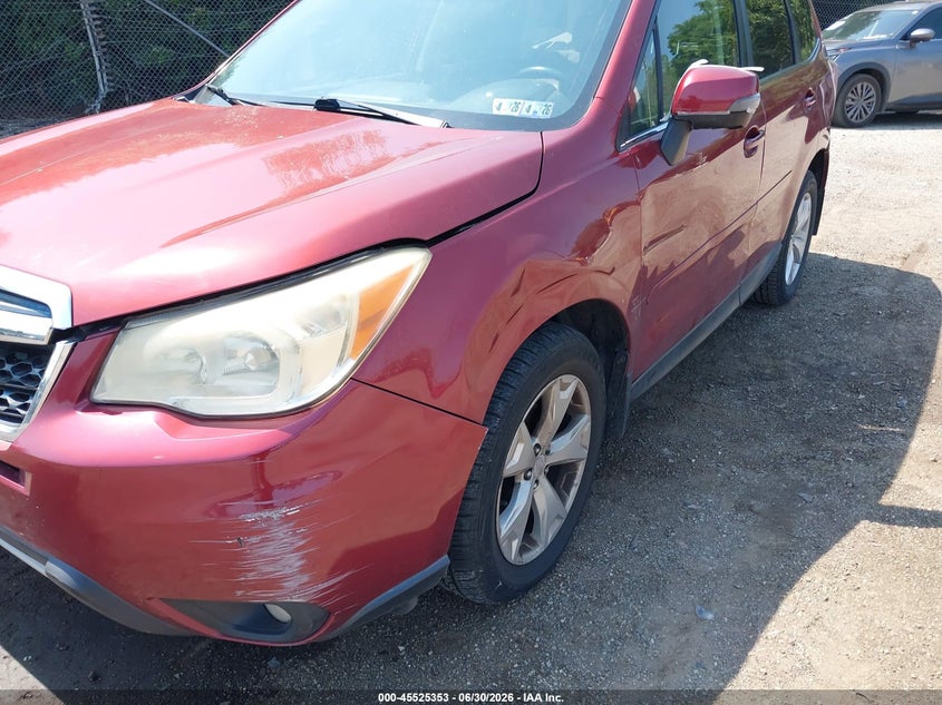 2014 Subaru Forester VIN JF2SJAPC2EH403922 IAAI salvage auction — NORMAL WEAR, Clear (Pennsylvania), sold $2,125 on 2026-07-17 (photo 6)