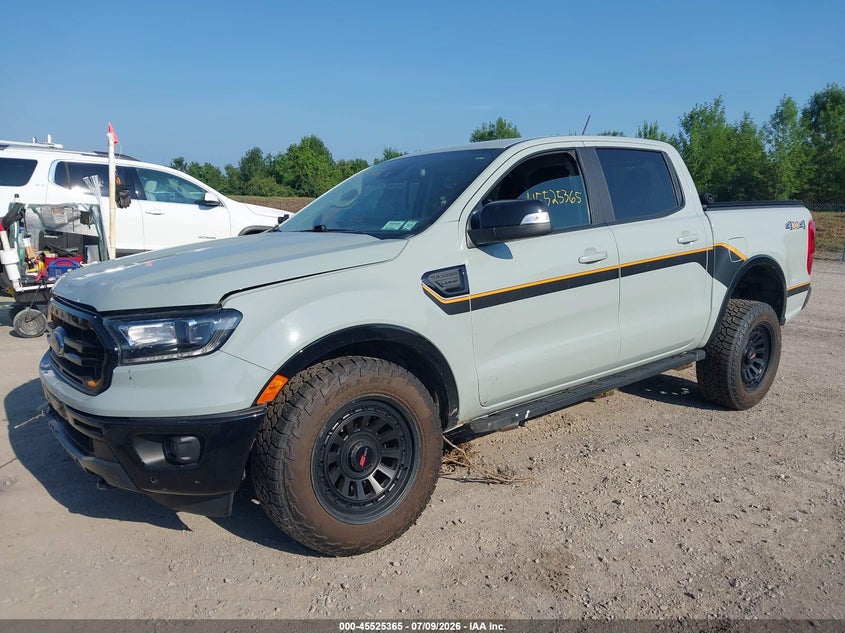 2022 Ford Ranger VIN 1FTER4FH6NLD08201 IAAI salvage auction — FRONT END, Mv-907A (New York), sold $7,400 on 2026-07-29 (photo 2)