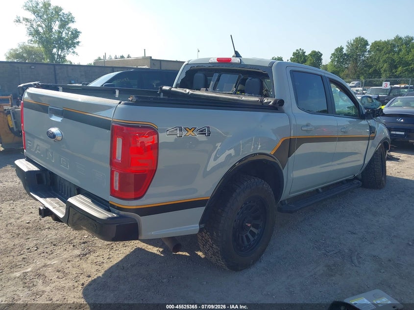 2022 Ford Ranger VIN 1FTER4FH6NLD08201 IAAI salvage auction — FRONT END, Mv-907A (New York), sold $7,400 on 2026-07-29 (photo 4)