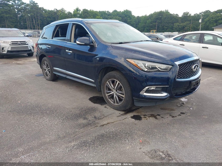 2017 Infiniti Qx60 VIN 5N1DL0MM6HC560777 IAAI salvage auction — NORMAL WEAR, Clear (Georgia), sold $1,900 on 2026-07-26 (photo 1)
