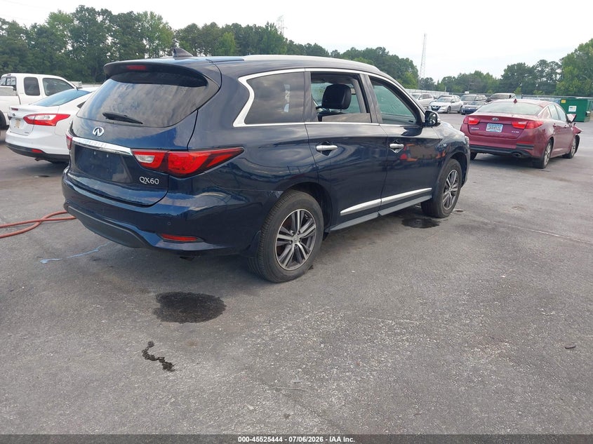 2017 Infiniti Qx60 VIN 5N1DL0MM6HC560777 IAAI salvage auction — NORMAL WEAR, Clear (Georgia), sold $1,900 on 2026-07-26 (photo 4)