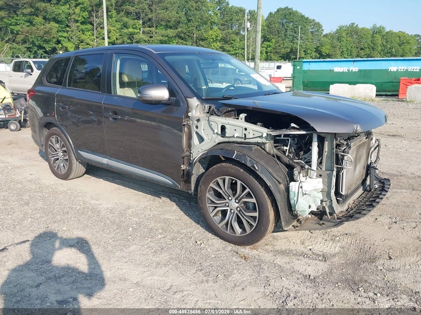 2017 Mitsubishi Outlander VIN JA4AD3A33HZ025642 IAAI salvage auction — FRONT END, Salvage (Georgia), sold $1,500 on 2026-07-22 (photo 1)