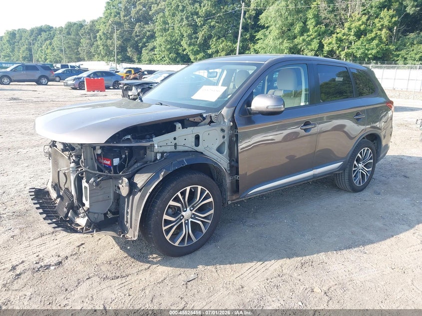2017 Mitsubishi Outlander VIN JA4AD3A33HZ025642 IAAI salvage auction — FRONT END, Salvage (Georgia), sold $1,500 on 2026-07-22 (photo 2)