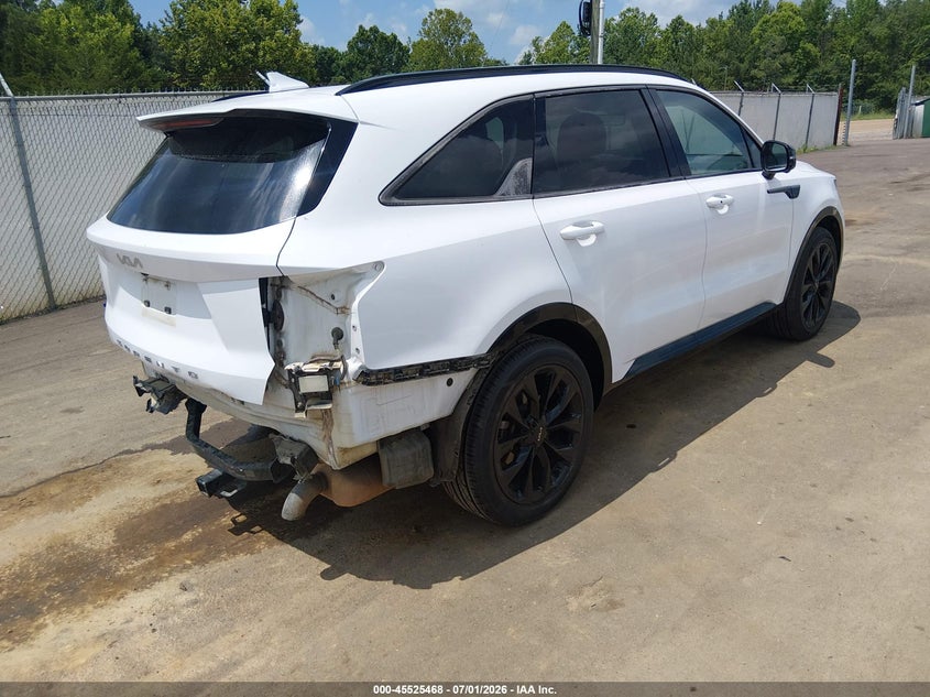 2022 Kia Sorento VIN 5XYRK4LF8NG098687 IAAI salvage auction — REAR END, Salvage (Mississippi), sold $8,000 on 2026-08-30 (photo 4)