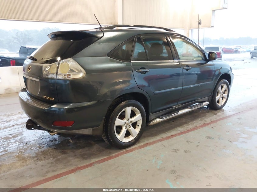 2005 Lexus Rx 330 VIN 2T2GA31U25C041026 IAAI salvage auction — FRONT END, Rebuildable (Florida), sold $1,225 on 2026-07-17 (photo 4)