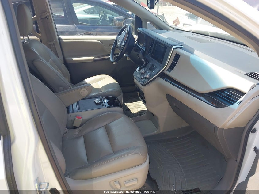 2015 Toyota Sienna VIN 5TDDK3DC4FS107270 IAAI salvage auction — FRONT END, Salvage (North Carolina), sold $2,650 on 2026-08-02 (photo 5)