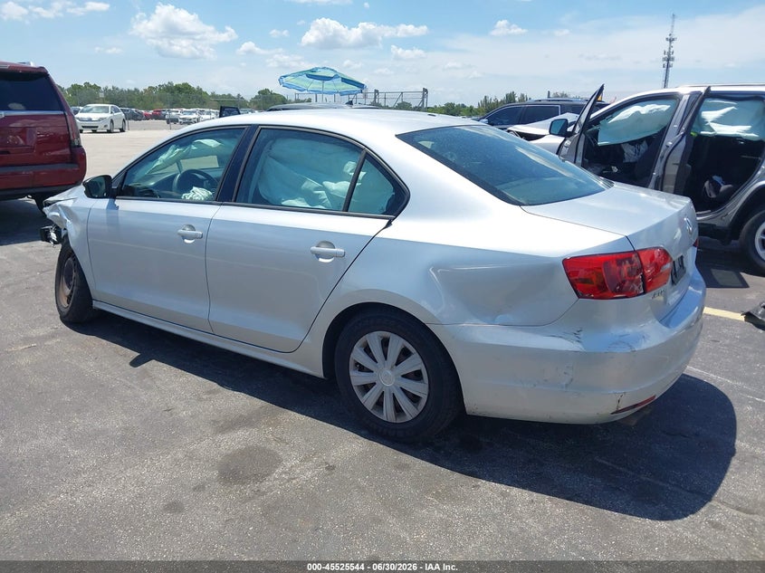 2014 Volkswagen Jetta VIN 3VW2K7AJ4EM429419 IAAI salvage auction — LEFT FRONT, Salvage Title, sold $375 on 2026-08-15 (photo 3)