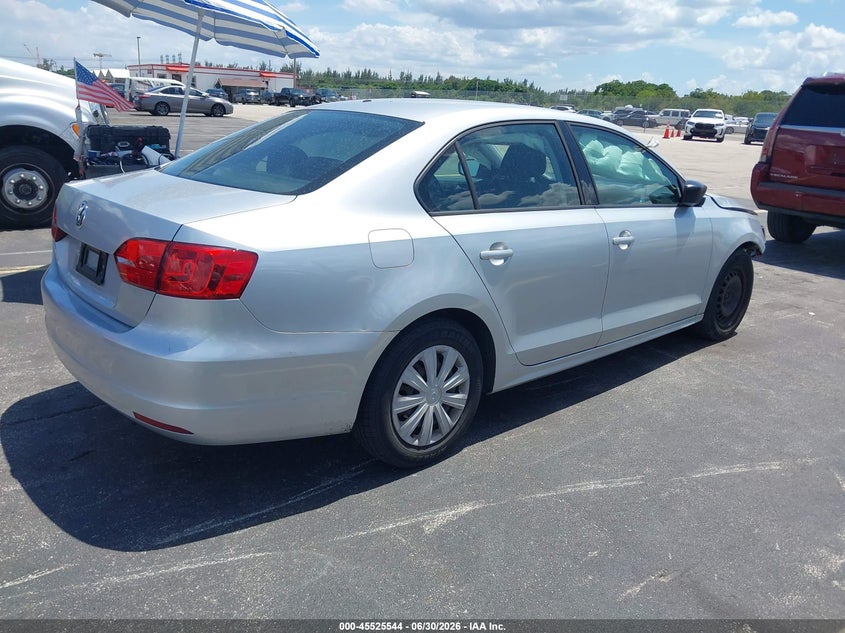 2014 Volkswagen Jetta VIN 3VW2K7AJ4EM429419 IAAI salvage auction — LEFT FRONT, Salvage Title, sold $375 on 2026-08-15 (photo 4)